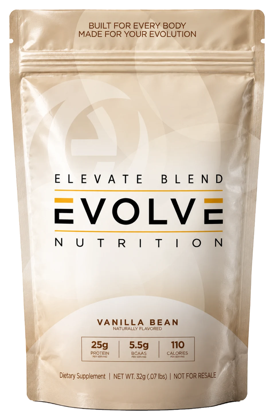 Elevate Blend Vanilla Bean front